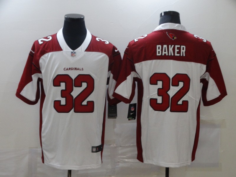 Men's Arizona Cardinals Budda Baker #32 White Jersey